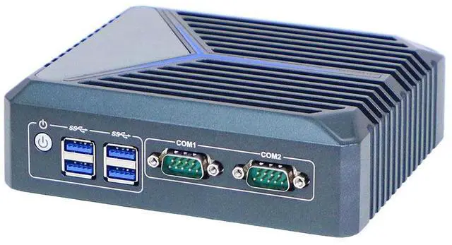 Alt view image 5 of 7 - Partaker Fanless Mini PC, Industrial Computer, N150, C13, Win 11, 2 x HDMI, 2 x LAN, 2 x COM RS232/485, 4 x USB3.2, 4 x USB2.0, 8GB RAM 128GB SSD - OEM