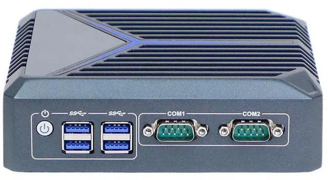 Alt view image 4 of 7 - Partaker Fanless Mini PC, Industrial Computer, N150, C13, Win 11, 2 x HDMI, 2 x LAN, 2 x COM RS232/485, 4 x USB3.2, 4 x USB2.0, 8GB RAM 128GB SSD - OEM
