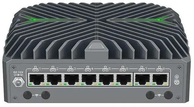 Main image of Partaker Micro Firewall Appliance, Fanless Mini PC, OPNsense, Ultra 5 125U, H11, 8 x 2.5G LAN, 4 x USB3.2, DP, HD, Type-C, RJ45 COM, SIM Card Slot, 8G RAM, 256G SSD