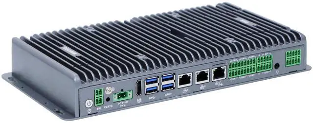 Alt view image 2 of 7 - Partaker Embedded Industrial Computer, Fanless Mini PC, I5 1235U, I10, 3 x LAN, HDMI, 6 x COM, TPM2.0, 9~36V DC, 8G RAM, 128G SSD