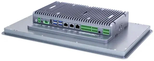 Alt view image 4 of 7 - Partaker 15 Inch Industrial Touchscreen Panel PC, Fanless Resistive Touch PC, I5 1235U, A20, WIN 11, 3 x LAN, 6 x COM, HDMI, 8 x Isolated GPIO, 9-36V DC, TPM2.0, 8GB RAM 256GB SSD