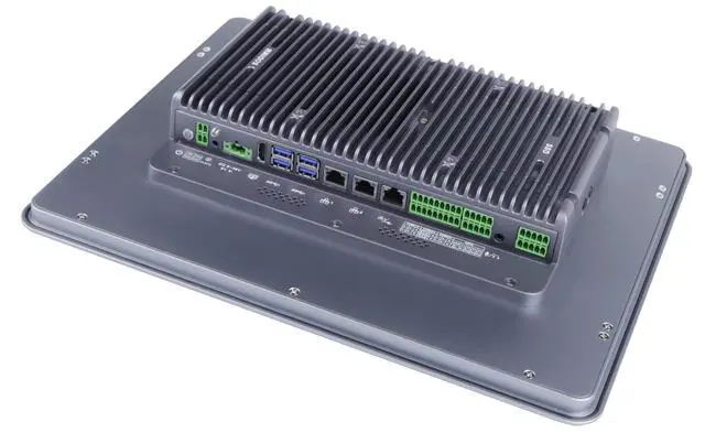 Alt view image 4 of 7 - Partaker 15 Inch Fanless Industrial Touch Screen PC, IP65 Front Capacitive Display PC, Panel PC, I5 1235U, Win 11 Pro, A20, 3 x Lan, HDMI, 6 x COM, GPIO, 8GB RAM 128GB SSD