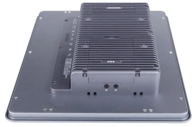 Alt view image 6 of 7 - Partaker 15 Inch Fanless Industrial Touch Screen PC, IP65 Front Capacitive Display PC, Panel PC, I5 1235U, Win 11 Pro, A20, 3 x Lan, HDMI, 6 x COM, GPIO, 8GB RAM 128GB SSD