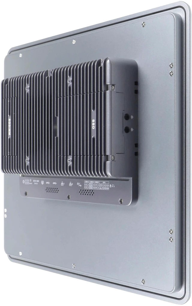 Alt view image 4 of 7 - Partaker 17 Inch Fanless Touch Screen PC, IP65 Industrial Capacitive HMI, Capacitive HMI, I5 1235U, Win 11 Pro, A21, 3 x Lan, HDMI, 6 x COM, GPIO, 8GB RAM 128GB SSD