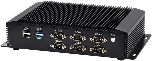 Alt view image 6 of 7 - Industrial mini pc intel core i5 4200U with 6COM RS232 RS422 RS485 HD VGA GPIO ports for medical industry 4GB Ram 128GB SSD