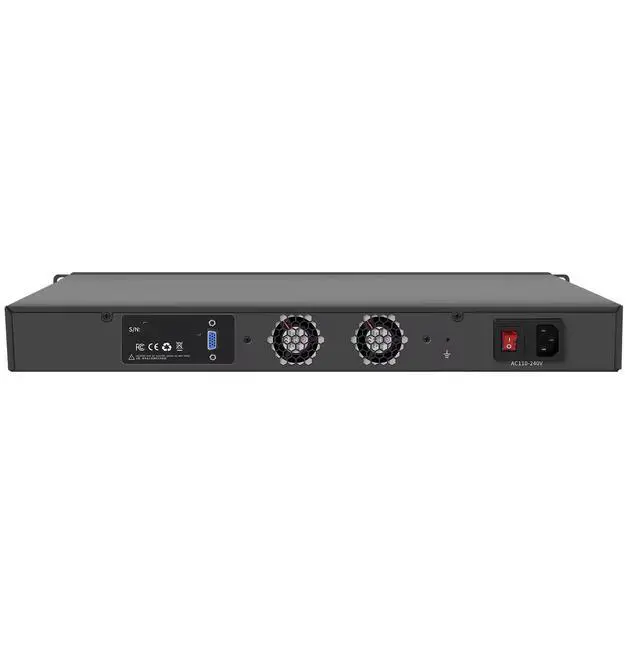 Alt view image 4 of 7 - Partaker 1U Firewall Appliance, Network Firewall Hardware, OPNsense, VPN, Router PC, Denverton Atom C3808, R6, 6 x 1GbE LAN, 4 x SFP+ X553 10GbE, 32G RAM, 1TB SSD