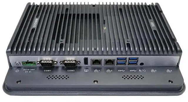 Alt view image 7 of 7 - Partaker 10.1'' Industrial IP65 Front Panel PC, Multi-Touch Capacitive Touch Screen, I5 8260U, Windows 11, A18, TPM2.0, 2 x COM, HDMI, 2 x LAN, 9-36V 2Pin Phoenix, 16G RAM, 256G SSD - OEM