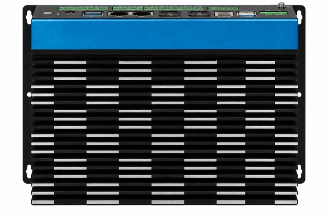 Alt view image 6 of 7 - Partaker Industrial Computer, Mini PC, IPC, Ultra 5 125U, I38-A, 4 x HDMI, 2 x TYPE-C, 2 x 2.5G LAN, Isolated GPIO, 6 x COM, DC 12-24V, 32G RAM, 1TB SSD