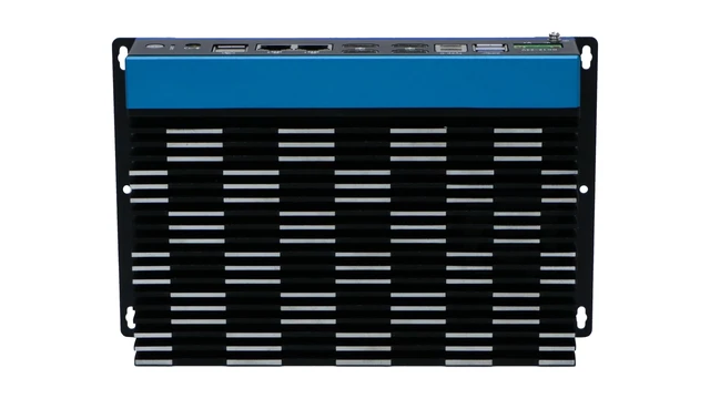 Alt view image 5 of 7 - Partaker Slim Industrial Computer, Mini PC, IPC, Ultra 5 125U, I38-B, 4 x HDMI, 2 x TYPE-C, 2 x 2.5G LAN, 2 x USB 3.1, 6 x COM, DC 12-24V, 32G RAM, 1TB SSD