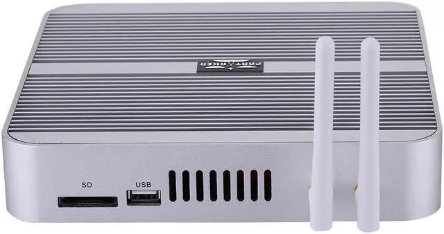 Alt view image 3 of 5 - Desktop Computer Fanless Mini PC Windows 10 OEM/ Linux With Intel Core I5 4200U/4210U/4230U/4250U Partaker B1 WiFi 300Mbps 4G RAM 128G SSD