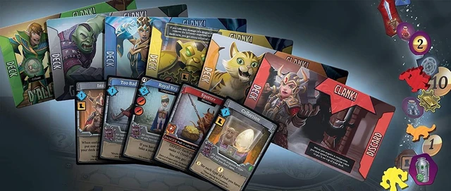 Alt view image 3 of 4 - CLANK! Adventuring Party Fantasy Character Expansion Pack Board Game Renegade Studios RGS2130