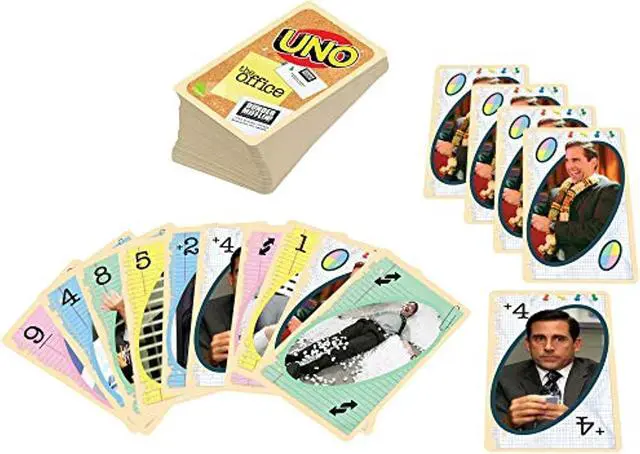 Alt view image 6 of 7 - UNO: The Office ?UNO Card Game with 112 Cards & Instructions, Gift for Kid, Adult or Family Game Night, Ages 7 Years & Older???? Mattel, Inc.