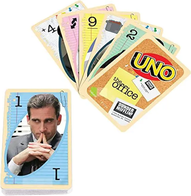 Alt view image 4 of 7 - UNO: The Office ?UNO Card Game with 112 Cards & Instructions, Gift for Kid, Adult or Family Game Night, Ages 7 Years & Older???? Mattel, Inc.