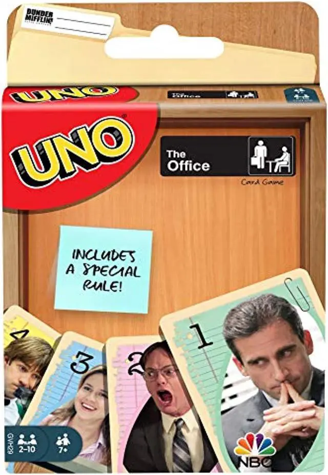 Main image of UNO: The Office ?UNO Card Game with 112 Cards & Instructions, Gift for Kid, Adult or Family Game Night, Ages 7 Years & Older???? Mattel, Inc.