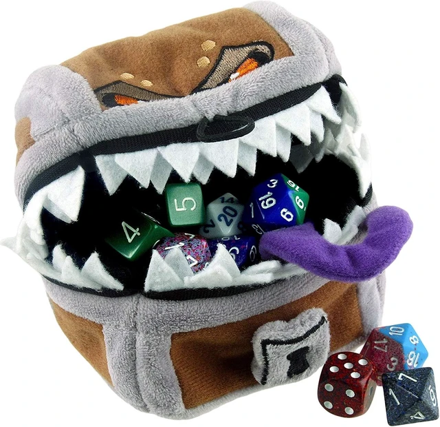 Alt view image 7 of 7 - Dungeons & Dragons Mimic Gamer Pouch Dice Bag