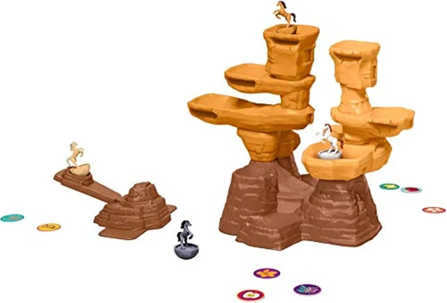 Alt view image 6 of 7 - mattel spirit hoppin? horses kids game horse launcher game with mountain tower, mini horse playing pieces for 2 3 or 4 players 5 years old & up