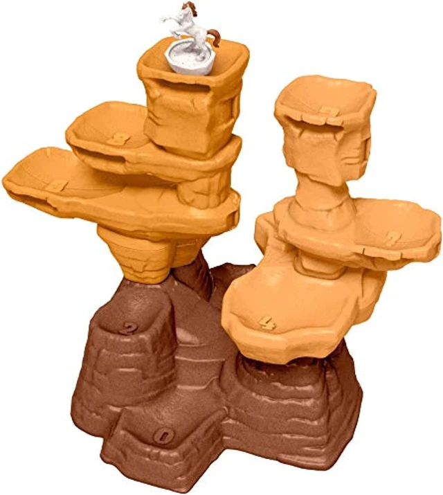 Alt view image 3 of 7 - mattel spirit hoppin? horses kids game horse launcher game with mountain tower, mini horse playing pieces for 2 3 or 4 players 5 years old & up