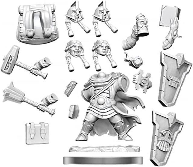 Main image of 75010 D&D Frameworks W1: Dwarf Cleric Female Miniature WizKids
