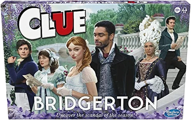 Main image of F5700 Hasbro Gaming Clue: Bridgerton Edition Board Game for Ages 17+, Game for Bridgerton Fans for 3-6 Players, Inspired by Shondaland's Original Series on Netflix
