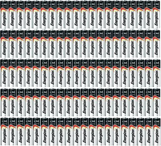 Alt view image 8 of 10 - Energizer Max Alkaline Mercury-Free Batteries, Size AA 100-Pack