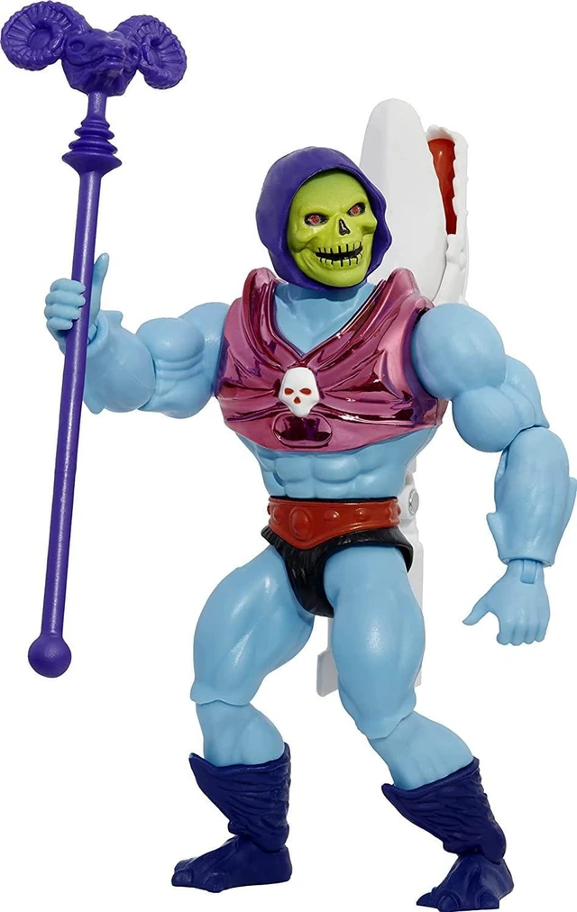 Alt view image 9 of 12 - Masters of the Universe Terror Claws Skeletor Retro 80s Evil Claw-Swinging Figure Set Mattel