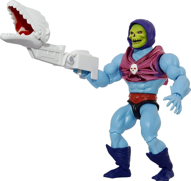 Alt view image 12 of 12 - Masters of the Universe Terror Claws Skeletor Retro 80s Evil Claw-Swinging Figure Set Mattel