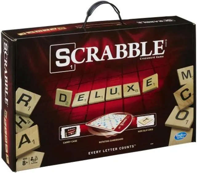 Alt view image 2 of 8 - Scrabble Deluxe Crossword Game