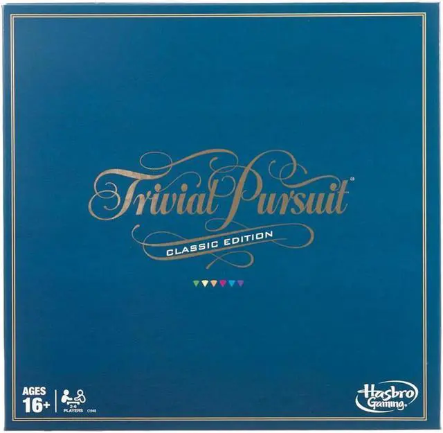 Main image of Trivial Pursuit Classic Ed Family Fun Strategy Board Game Hasbro HSBC1940