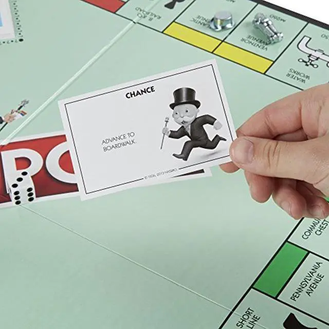 Alt view image 15 of 17 - Monopoly Updatd Tokens Classic Gameplay Family Fun Board Game Hasbro C1009