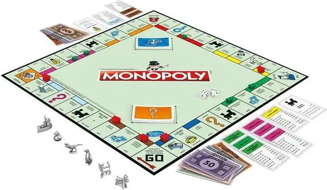 Alt view image 11 of 17 - Monopoly Updatd Tokens Classic Gameplay Family Fun Board Game Hasbro C1009