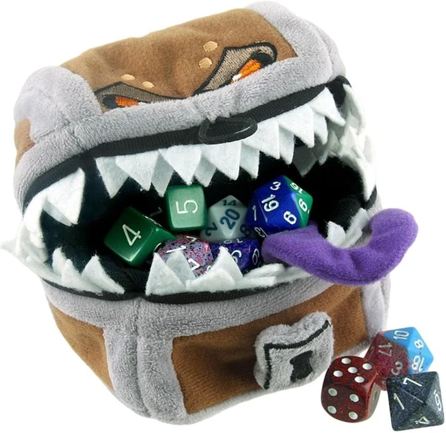 Alt view image 2 of 7 - Dungeons & Dragons Mimic Gamer Pouch Dice Bag
