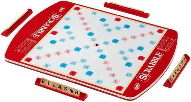 Alt view image 8 of 8 - Scrabble Deluxe Crossword Game