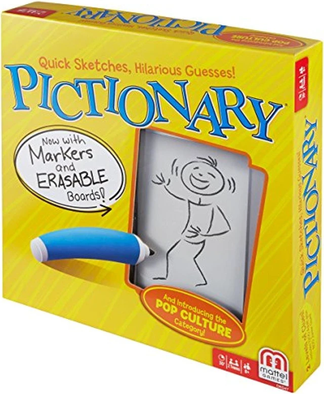 Alt view image 16 of 20 - Pictionary Party Game