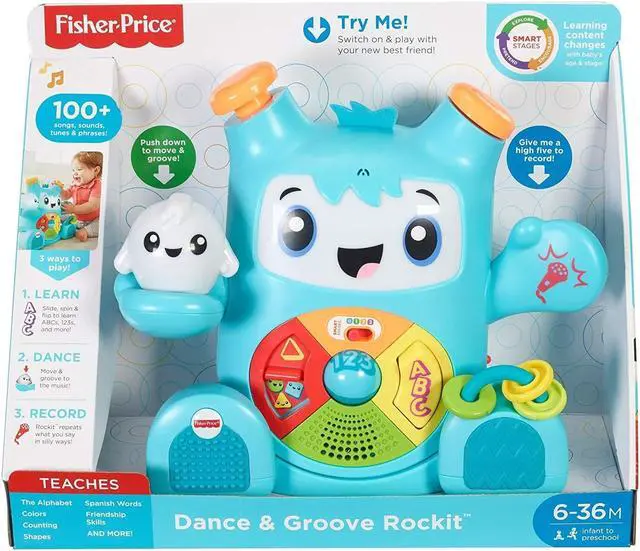 Alt view image 7 of 18 - Fisher-Price Dance & Groove Rockit