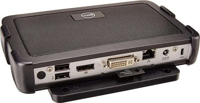 Alt view image 6 of 7 - Dell Wyse 909569-01L P25 Mini Desktop, 512 MB RAM, 32 MB Flash, Black/Silver