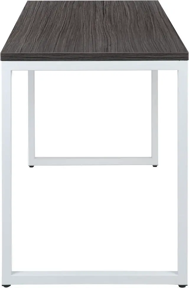 Alt view image 14 of 20 - Flash Furniture 47"W Commercial Grade Industrial Style Office Computer Desk - Rustic Gray
