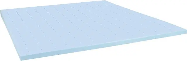 Alt view image 2 of 20 - Capri Comfortable Sleep 2 inch Cool Gel Memory Foam Mattress Topper - King