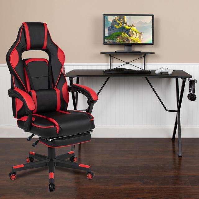 Gaming chair discount with monitor holder