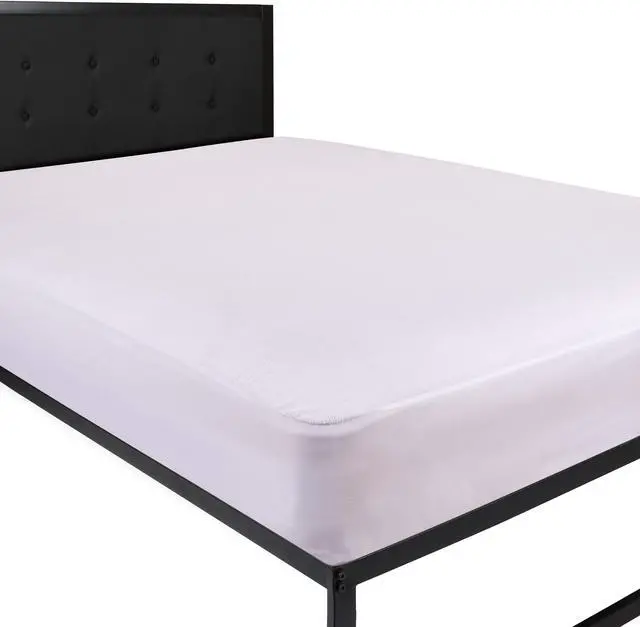 Alt view image 2 of 12 - Capri Comfortable Sleep Premium Fitted 100% Waterproof-Hypoallergenic Vinyl Free Mattress Protector - Breathable Fabric Surface, King
