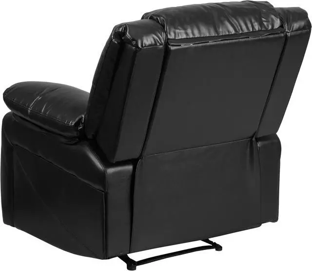 Alt view image 4 of 19 - Harmony Series Black Leather Recliner