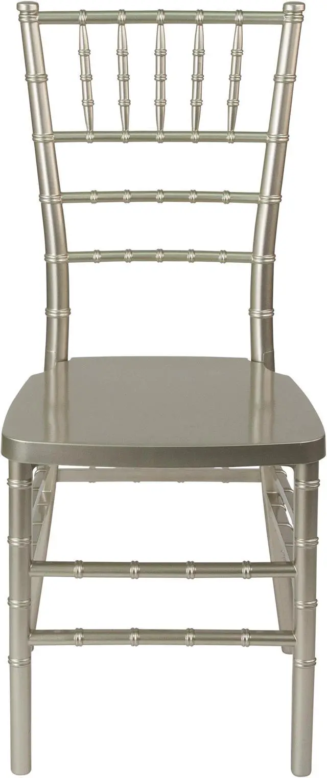 Alt view image 4 of 20 - HERCULES PREMIUM Series Champagne Resin Stacking Chiavari Chair