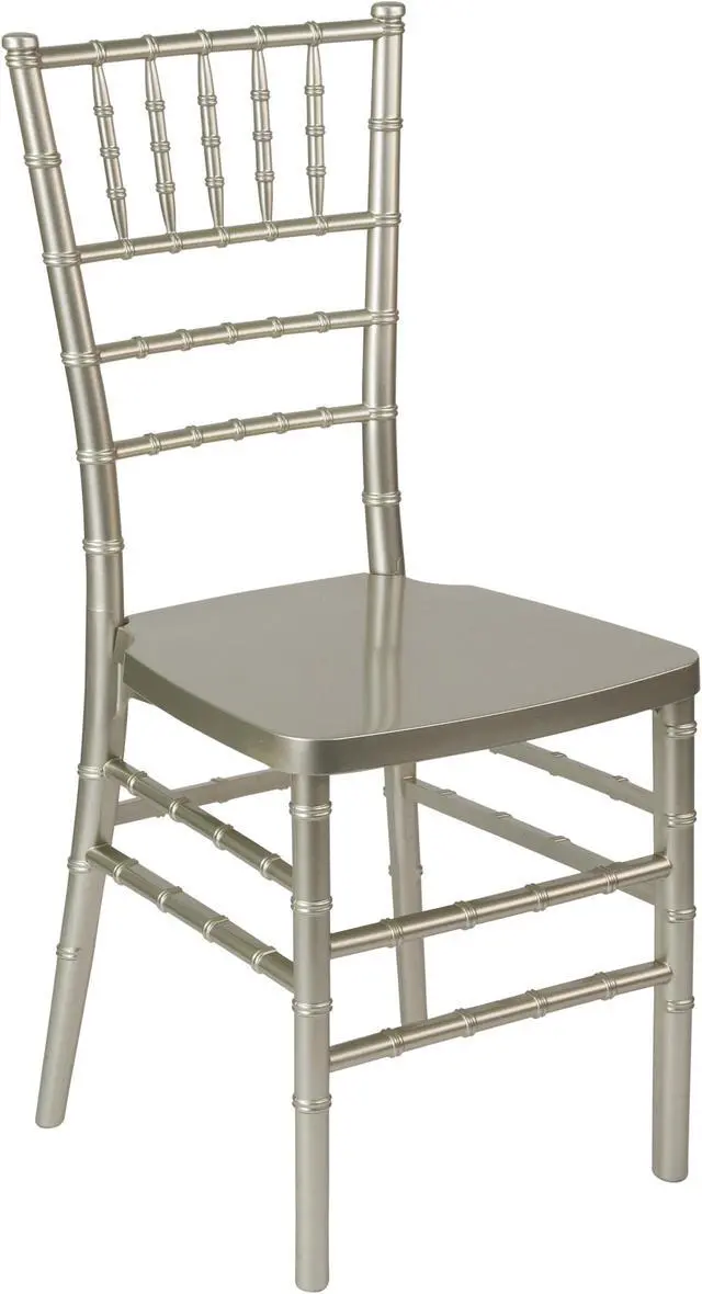 Main image of HERCULES PREMIUM Series Champagne Resin Stacking Chiavari Chair