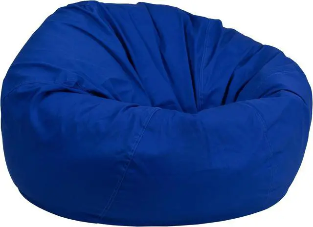 Main image of Oversized Solid Royal Blue Bean Bag Chair