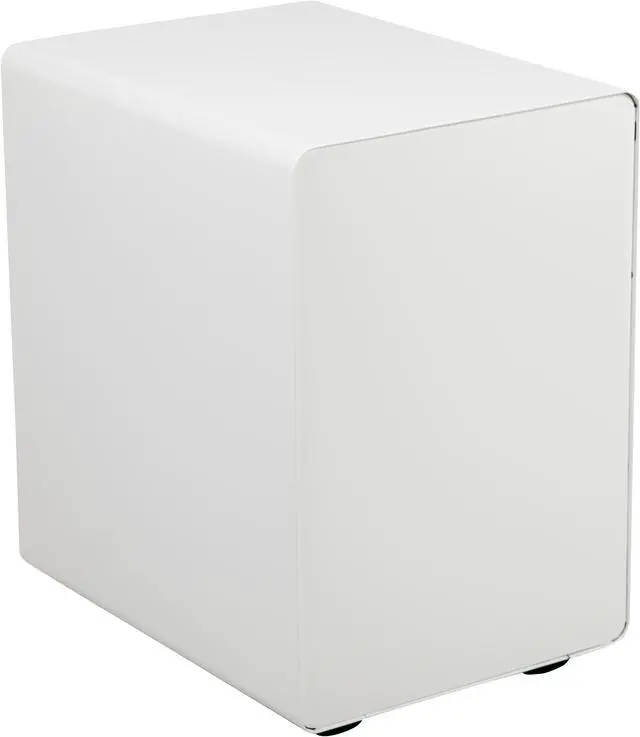 Alt view image 5 of 20 - Flash Furniture 3-Drawer Cabinet Legal & Letter Files White/Red 21" (HZ-AP53501RDWH)