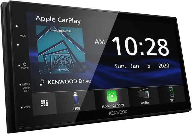 Alt view image 10 of 11 - Kenwood DMX47 6.8 inch Digital Multimedia Receiver with Bluetooth