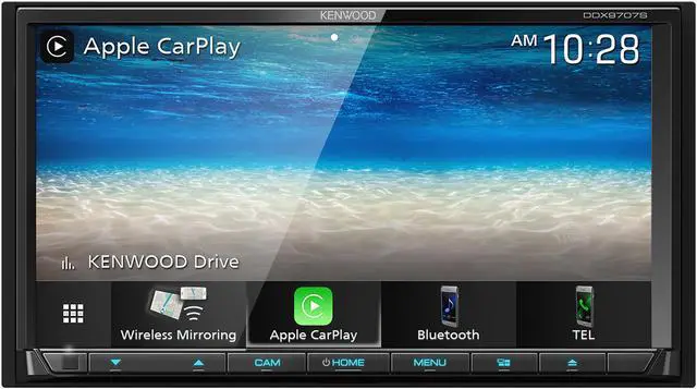 Alt view image 3 of 20 - Kenwood DDX9707S 6.95" DVD Multimedia Receiver w/ Apple CarPlay