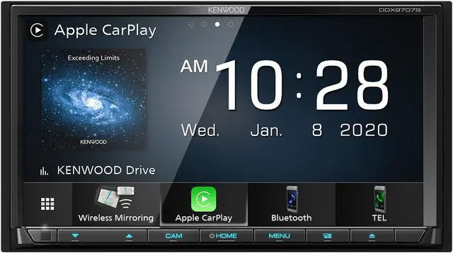 Main image of Kenwood DDX9707S 6.95" DVD Multimedia Receiver w/ Apple CarPlay