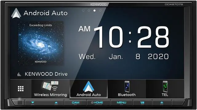 Alt view image 2 of 20 - Kenwood DDX9707S 6.95" DVD Multimedia Receiver w/ Apple CarPlay