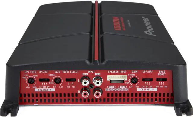 Alt view image 15 of 17 - GM Series Class AB Amp (4 Channels, 1,000 Watts max) - GM-A6704