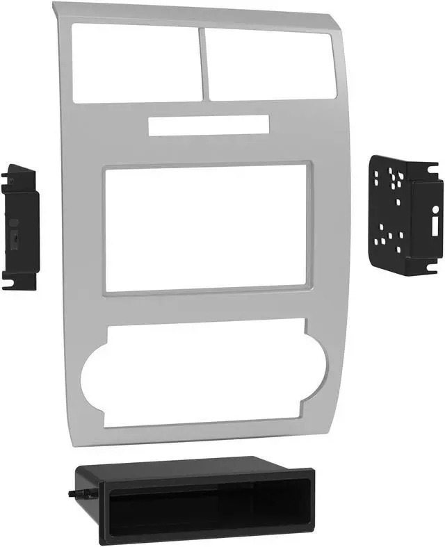Alt view image 5 of 5 - Metra 99-6548S 1-2 DIN Dash Kit for Dodge Charger w/o Factory Nav 05-07